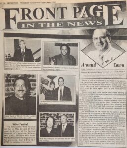 Newspaper front page collage