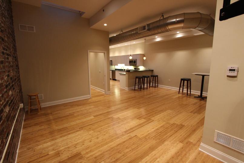 Modern open space interior