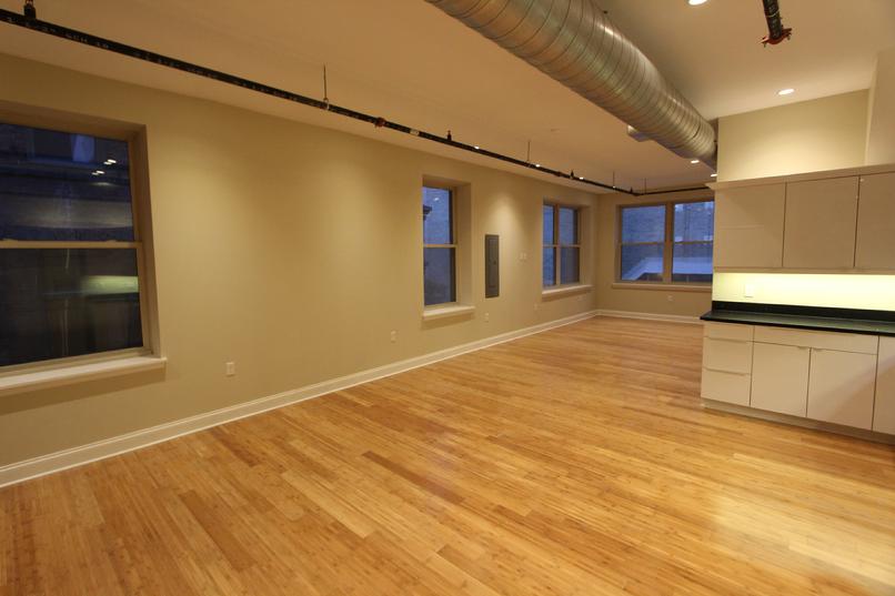 Empty modern apartment interior